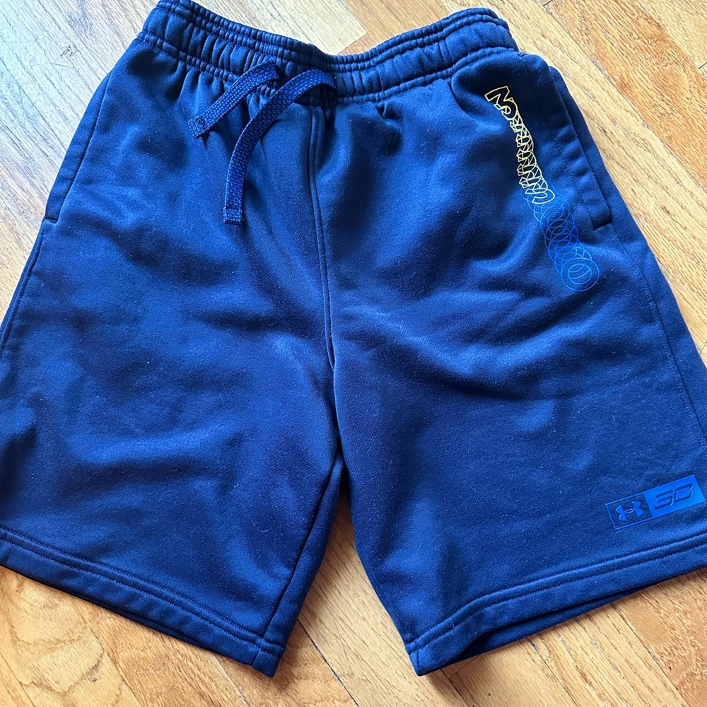 Boys Under Armour Steph Curry Shorts - Sz M - EUC